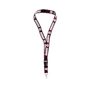 NCAA Texas A&M Aggies  Lanyard Key Ring Keychain w/ Safety Clip New Detachable